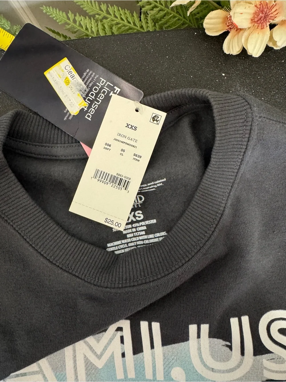 & Other Stories Charcoal Miami, USA Graphic Crewneck